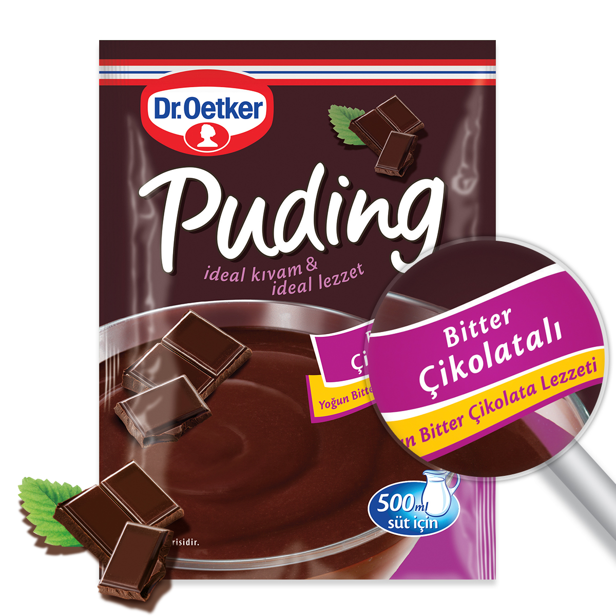 Dr. Oetker Bitter Çikolatalı 111 Gr
