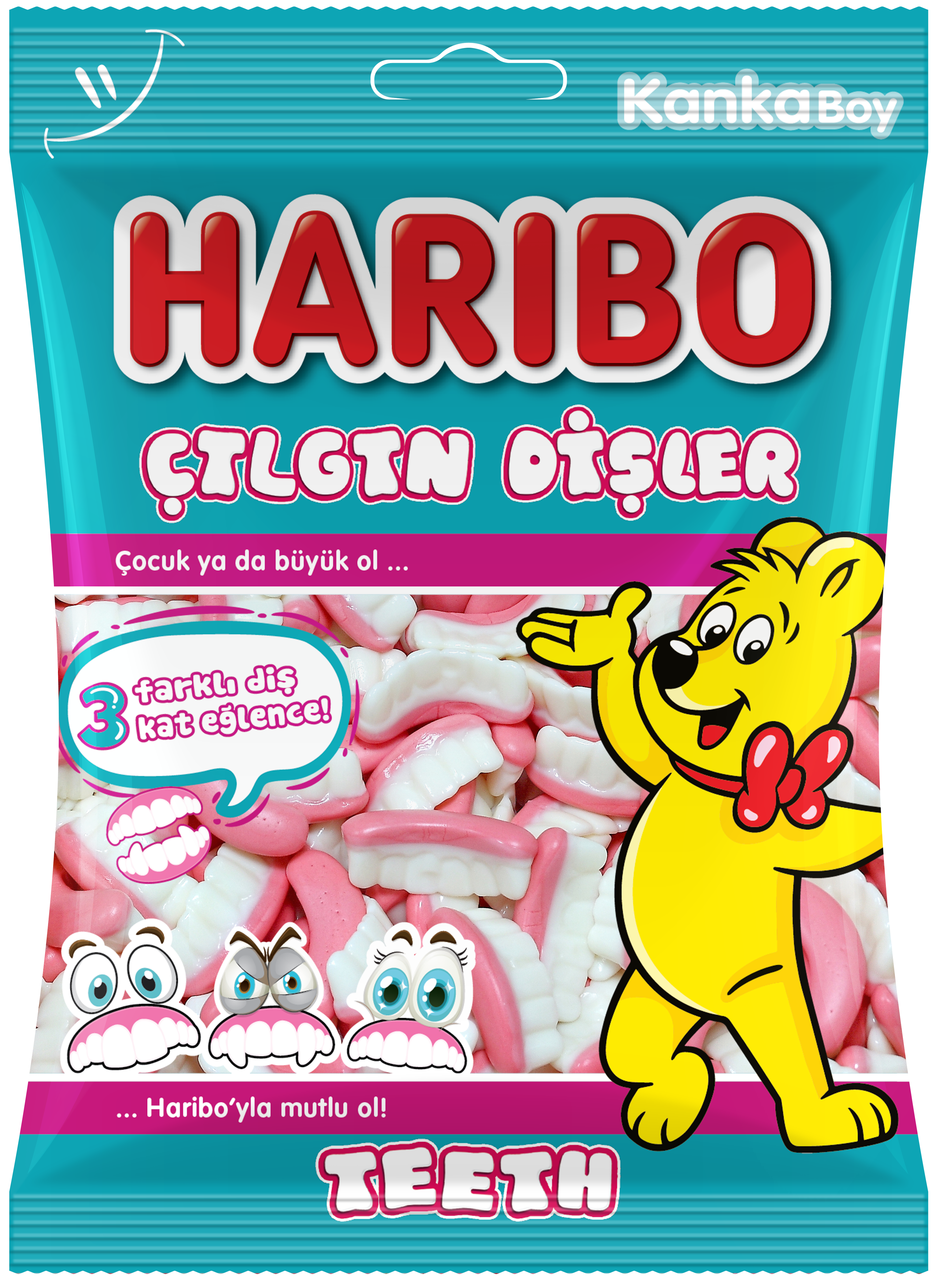 Haribo Teeth(Diş) 80 Gr