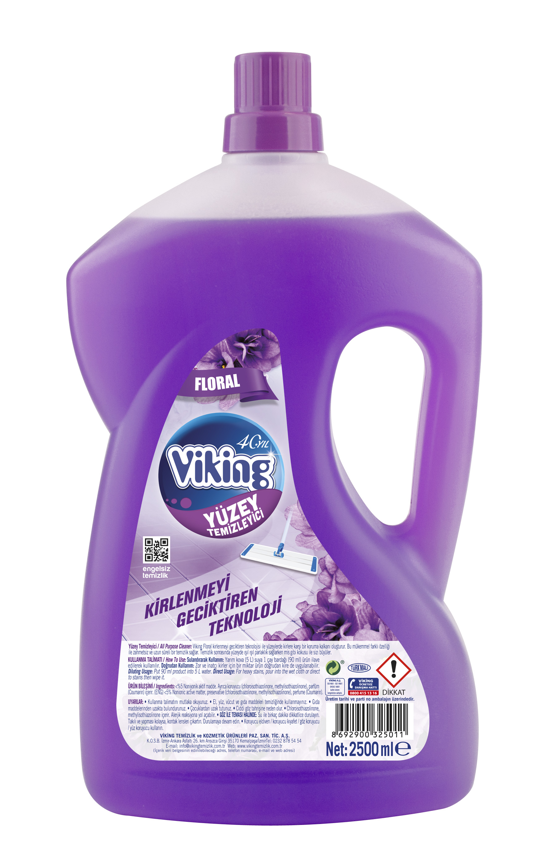 Viking Floral Yüzey Temizleyicisi 2,5 Lt