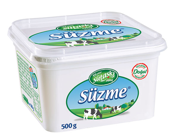 Sütaş Süzme Beyaz Peynir 500 Gr