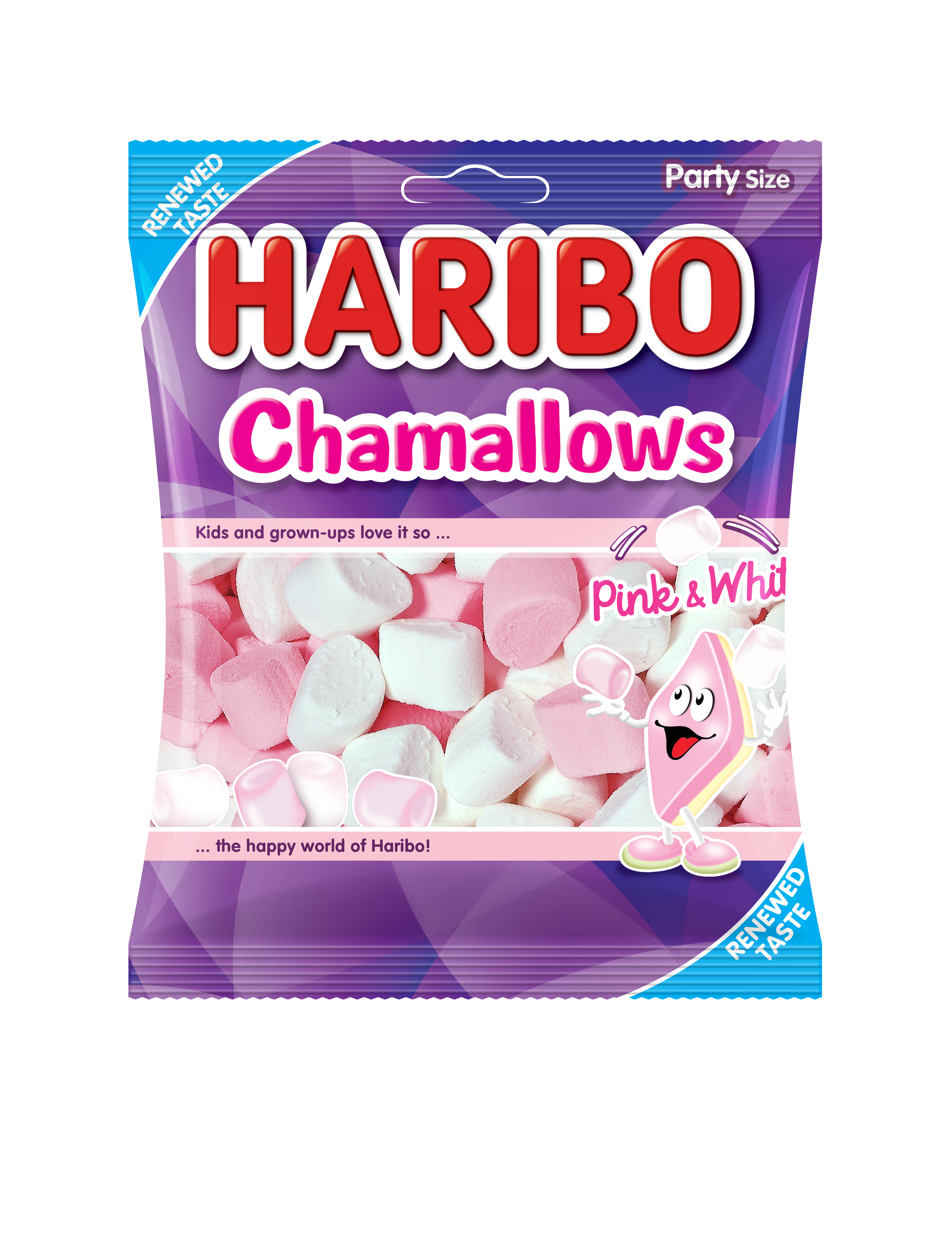 Haribo Chamallows Party(Çilek Aromalı) Marshmallow 150 Gr