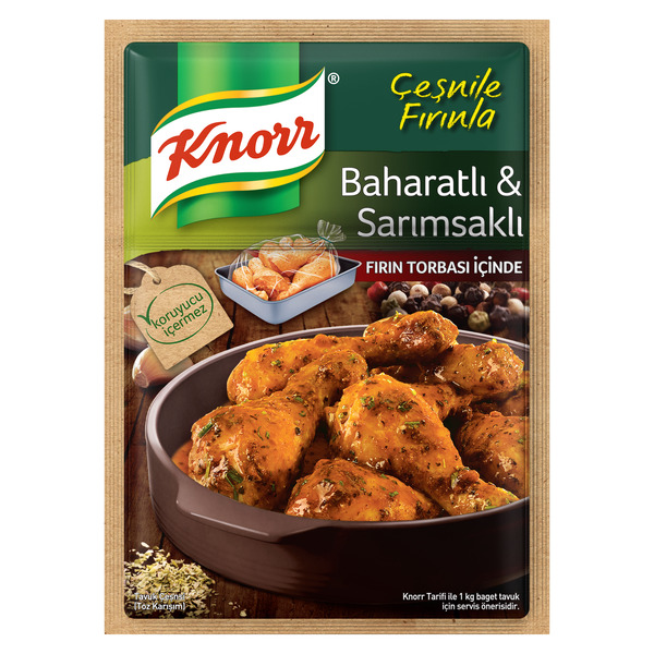 Knorr Baharatlı&Sarımsaklı Fırında Tavuk Çeşnisi