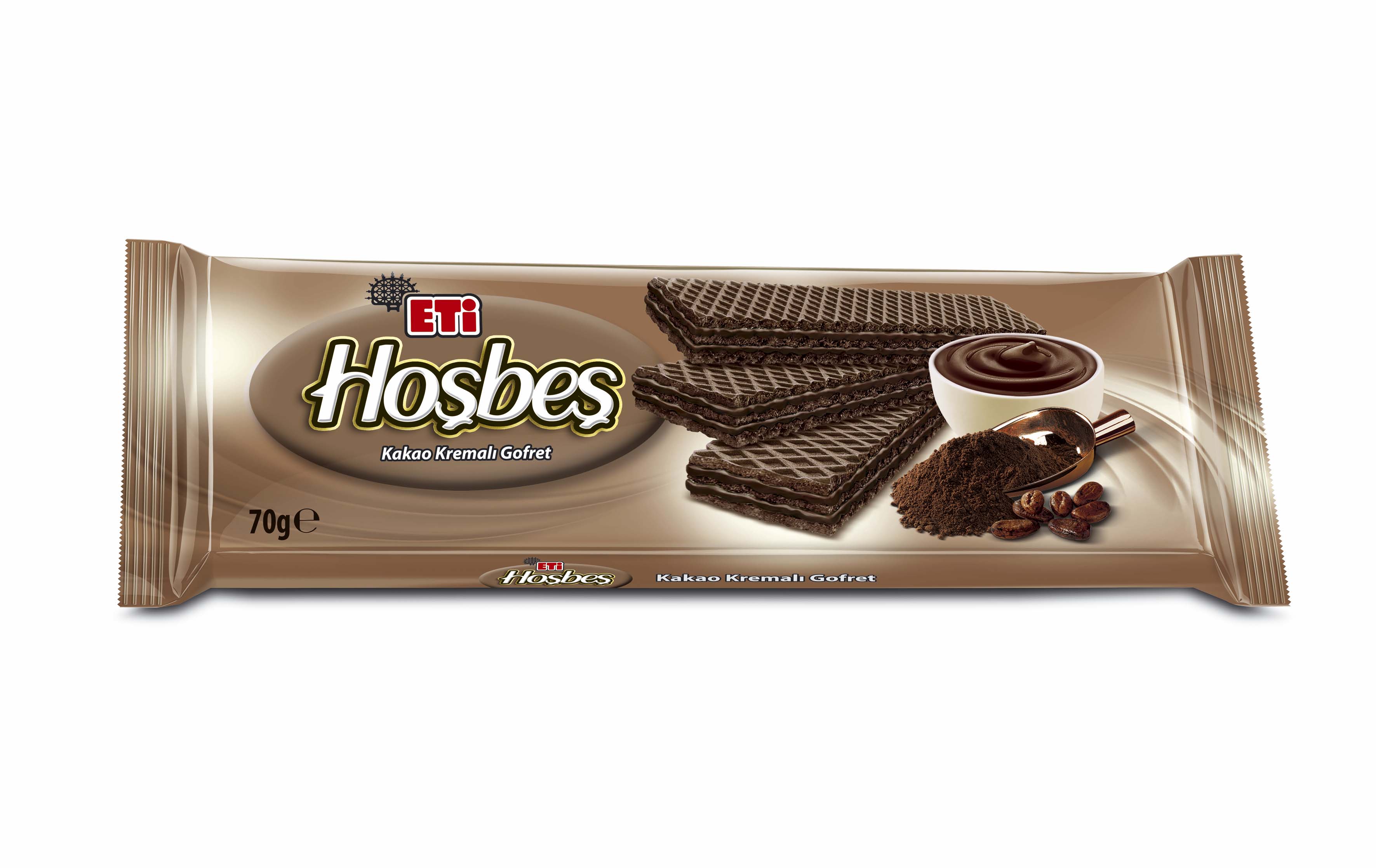 Eti Hoşbeş Kakao Kremalı Gofret 70 Gr