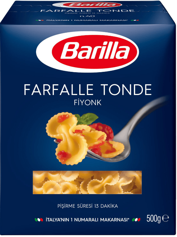 Barilla Farfalle Tonde (Fiyonk) Makarna 500 Gr