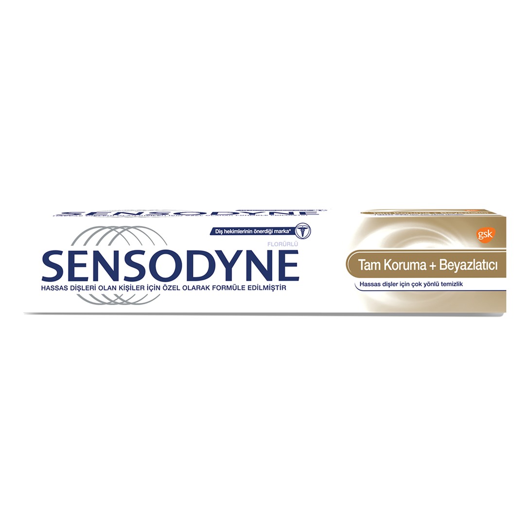 Sensodyne Tam Koruma+Beyazlatıcı Diş Macunu 75 Ml