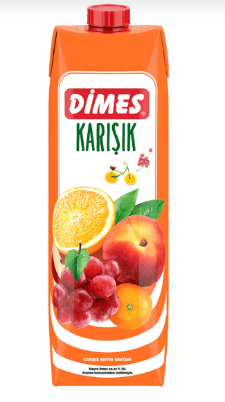 Dimes Karışık Nektar Meyve Suyu 1L