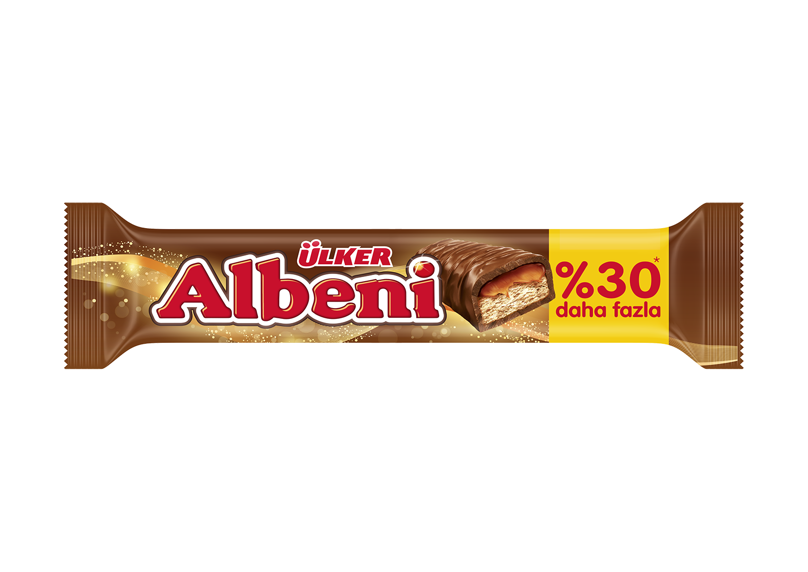 Ülker Albeni Sütlü Çikolata Kaplı Karamelli Bar Çikolata 52 Gr