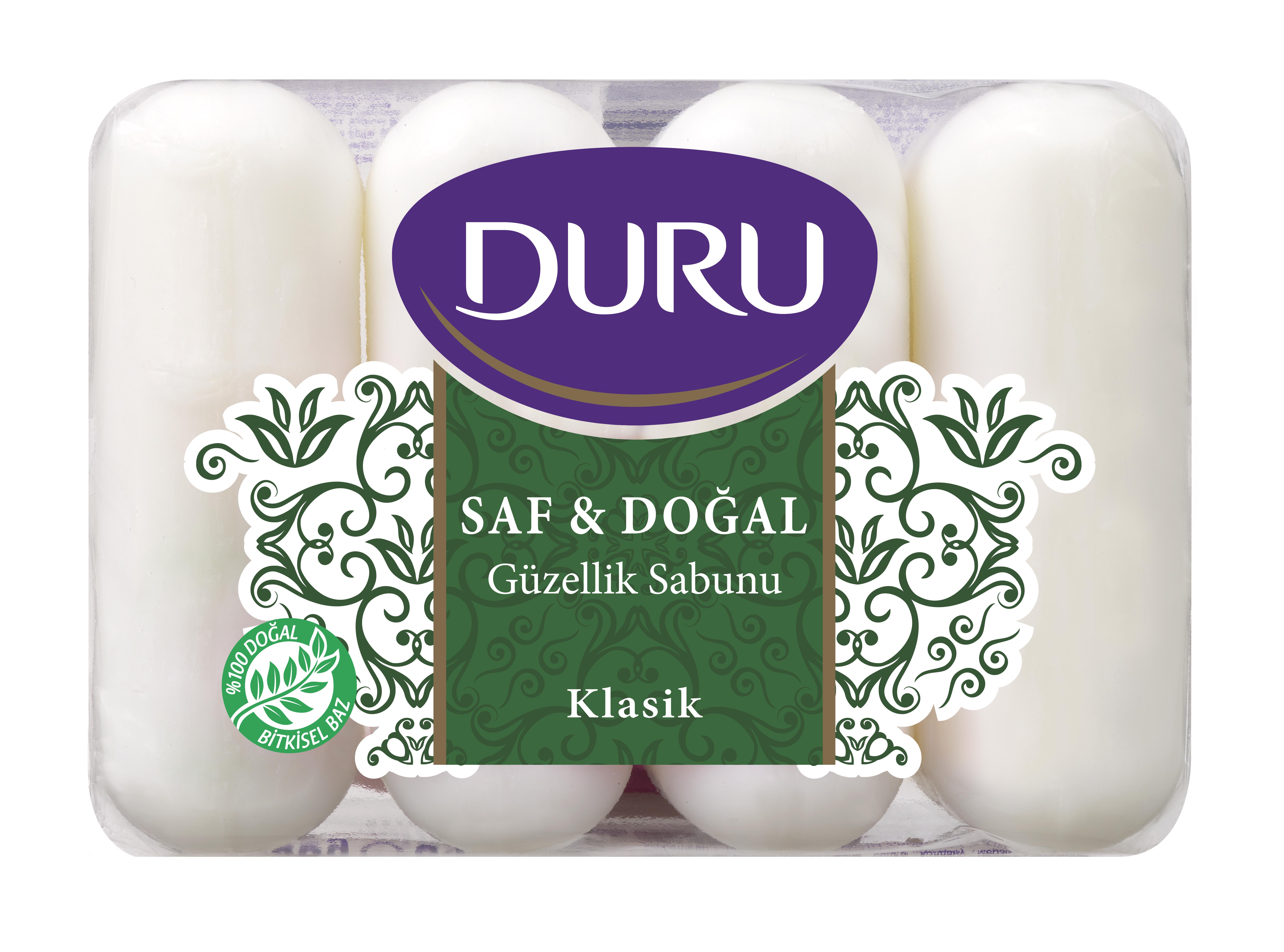 Duru Saf ve Doğal Klasik Güzellik Sabunu 4*70 Gr
