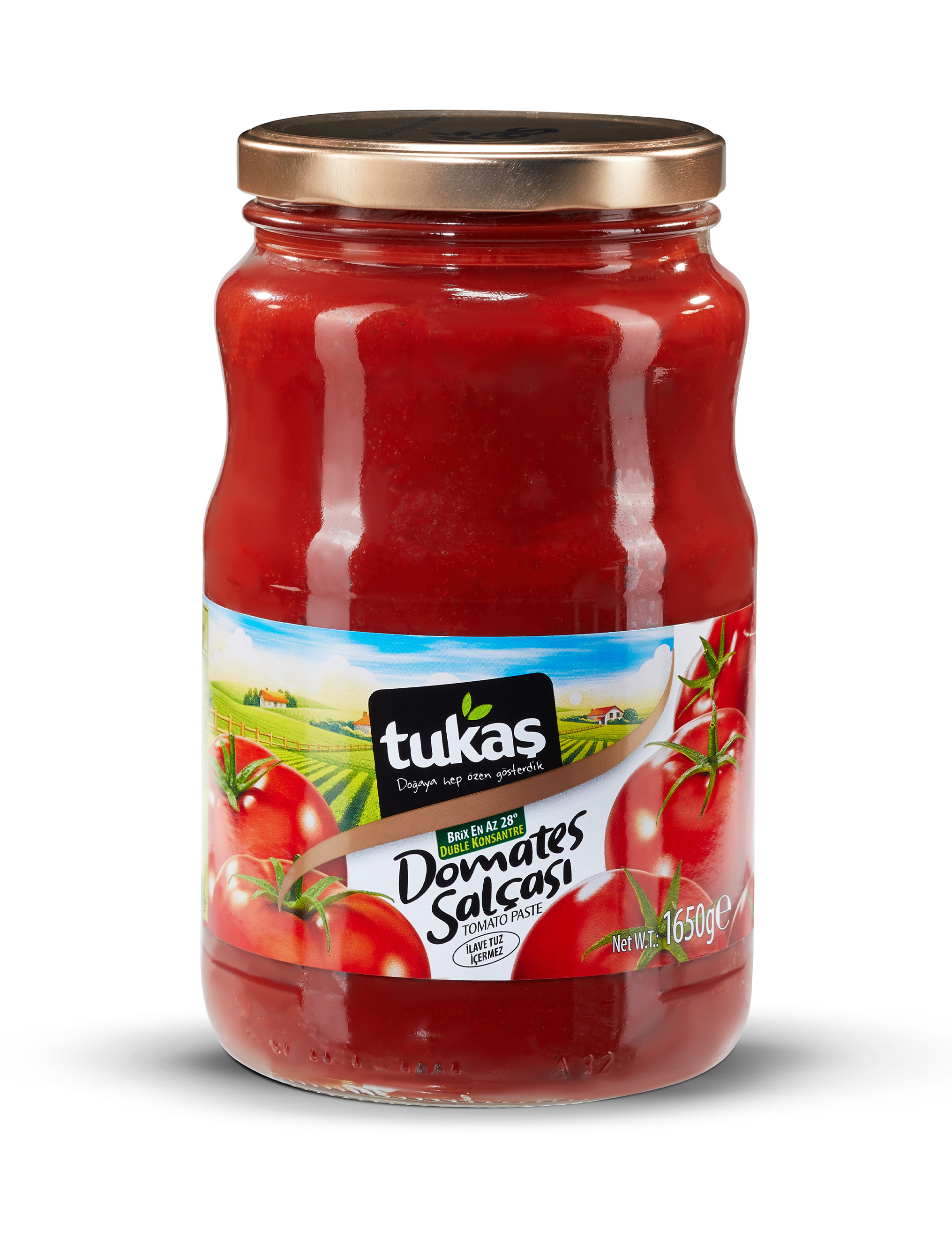 Tukaş Domates Salçası (Cam) 1650 Gr