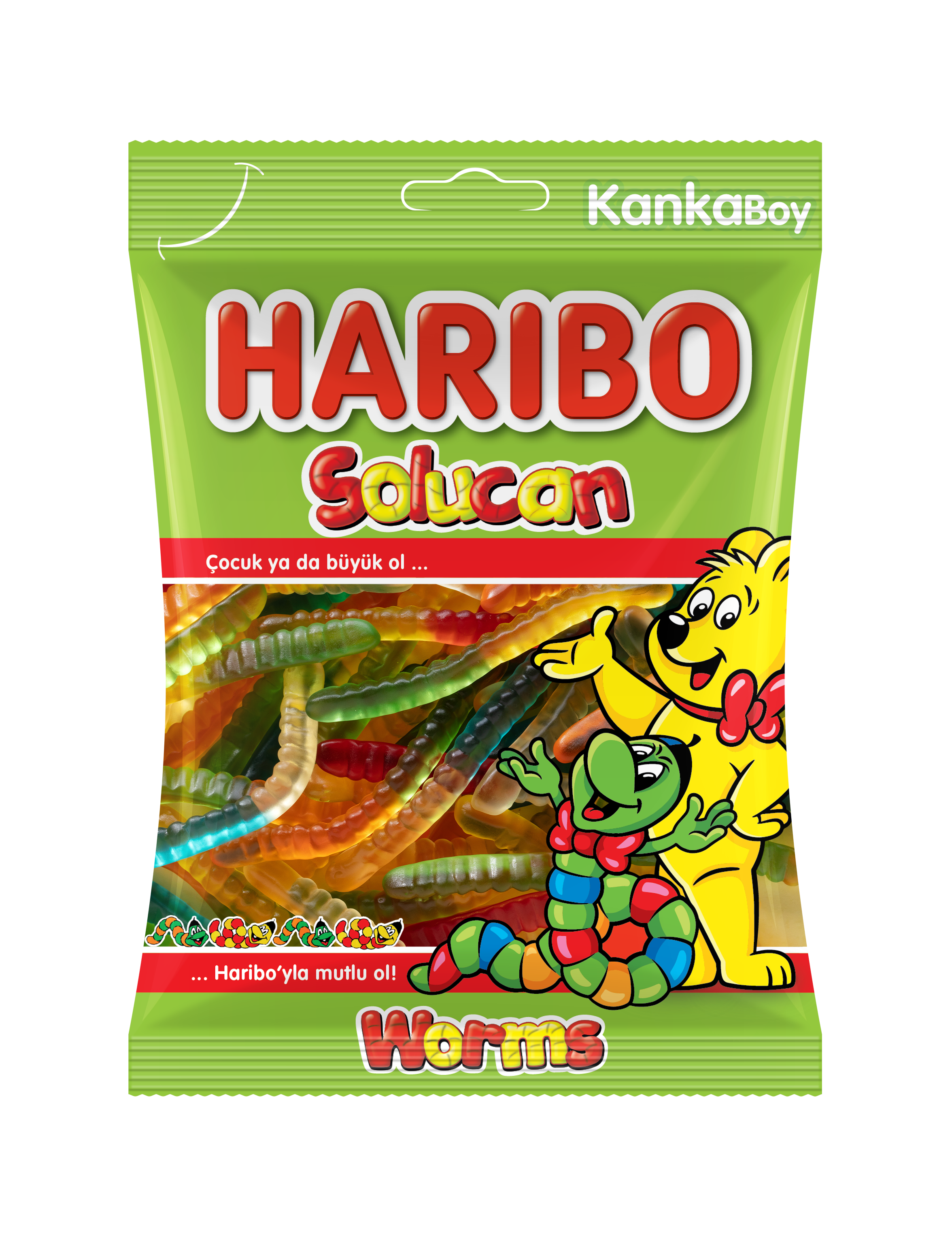Haribo Worms (Solucan) 80 Gr