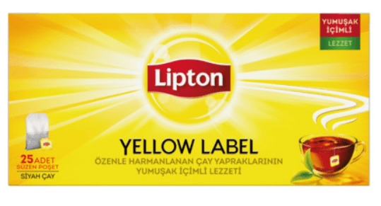 Lipton Yellow Label Bardak Poşet Çay 25'li 50 Gr