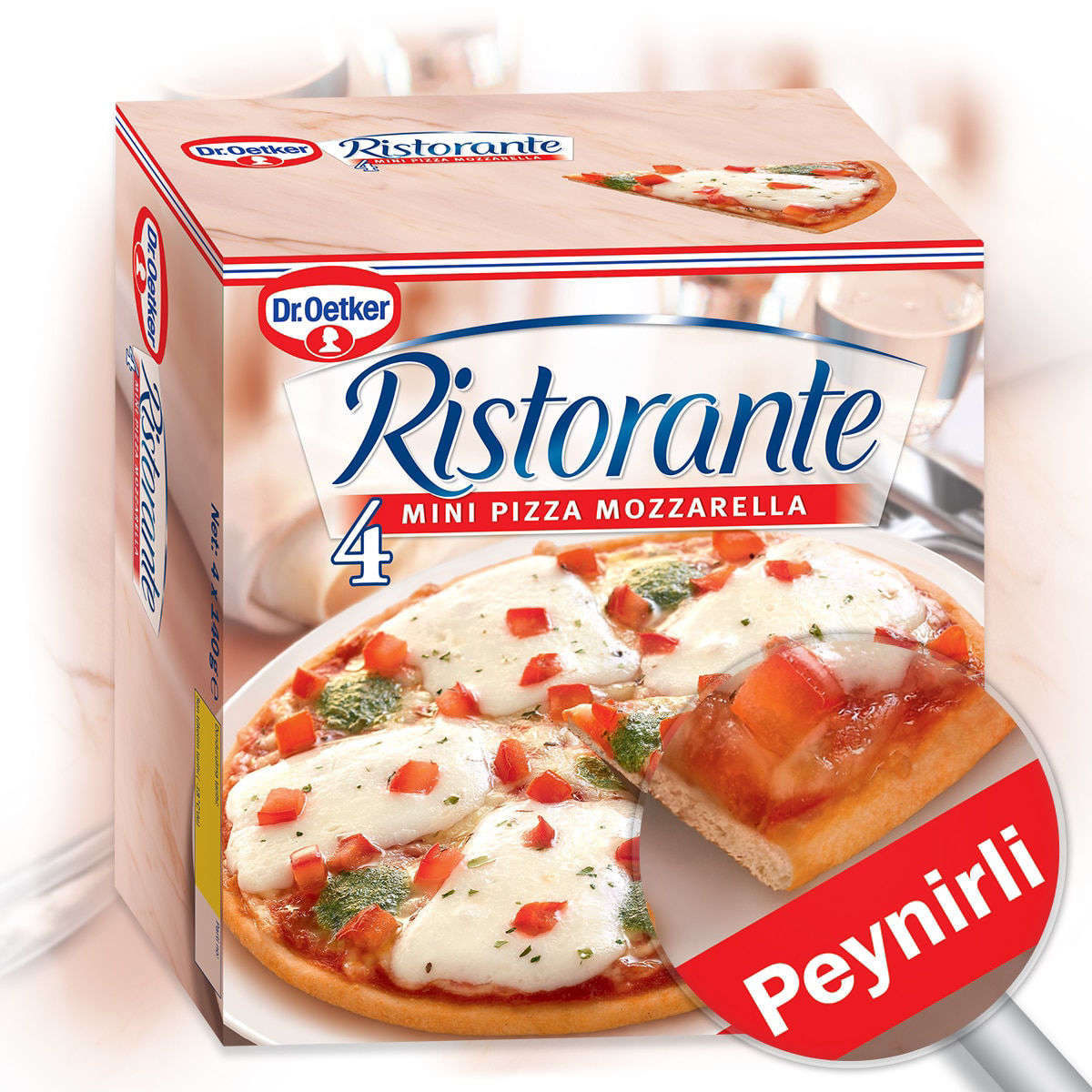 Dr.Oetker Ristorante Mini Mozzarella Pizza 4'lü