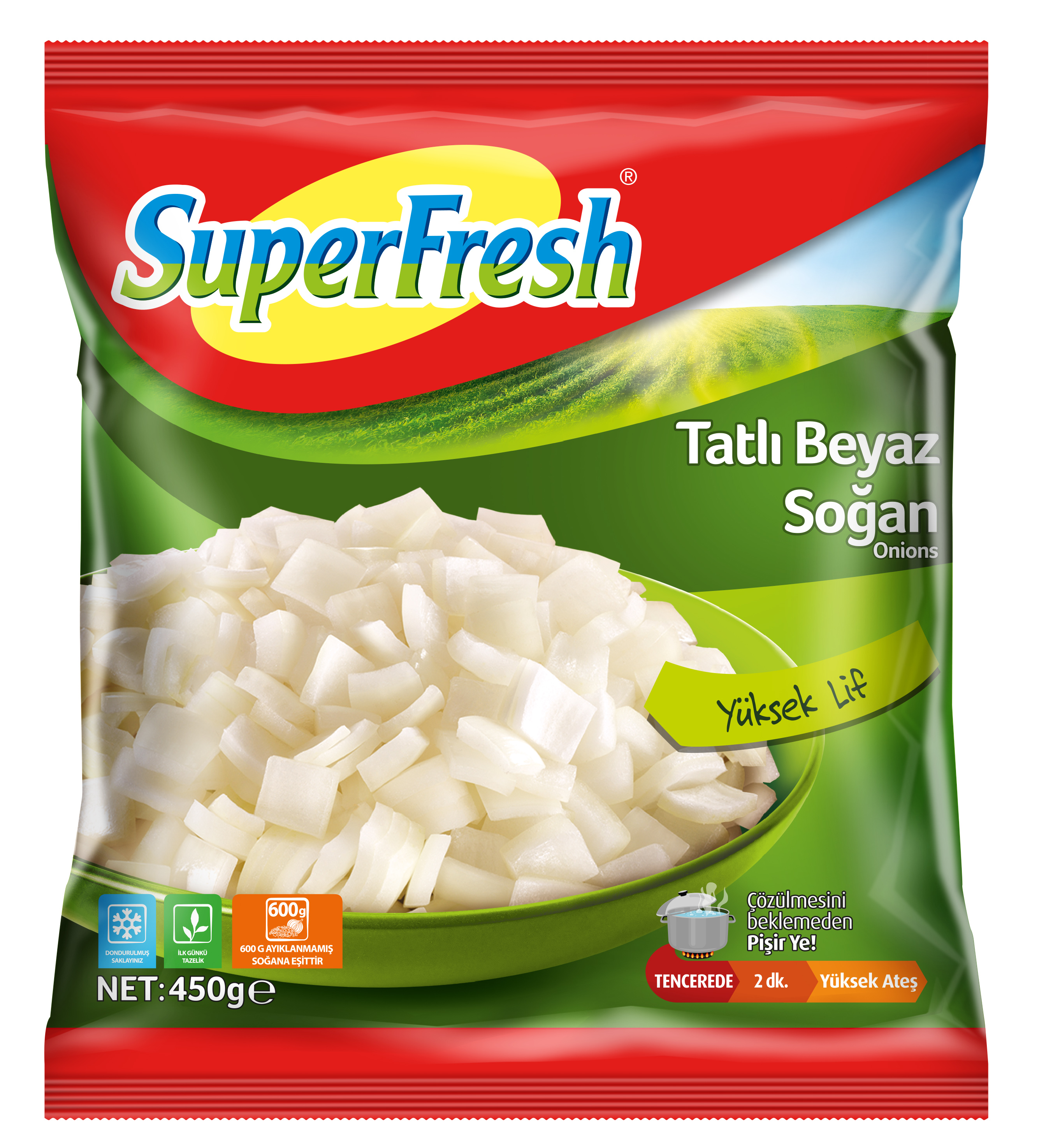 Superfresh Tatlı Beyaz Soğan 450 Gr