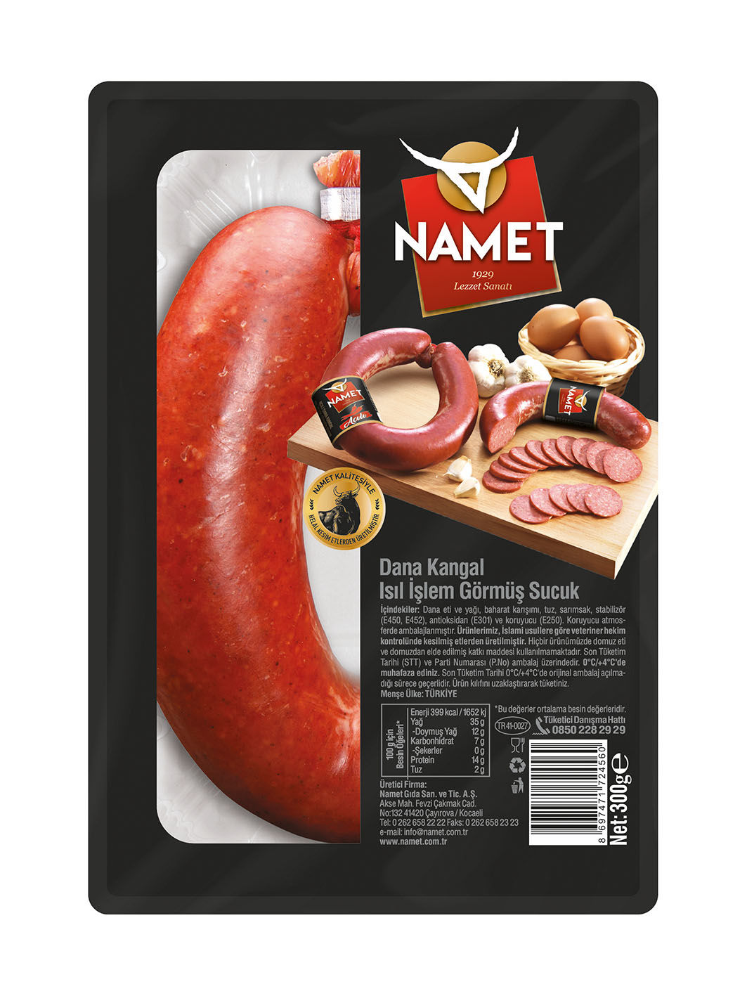 Namet Dana Kangal Sucuk 300 Gr