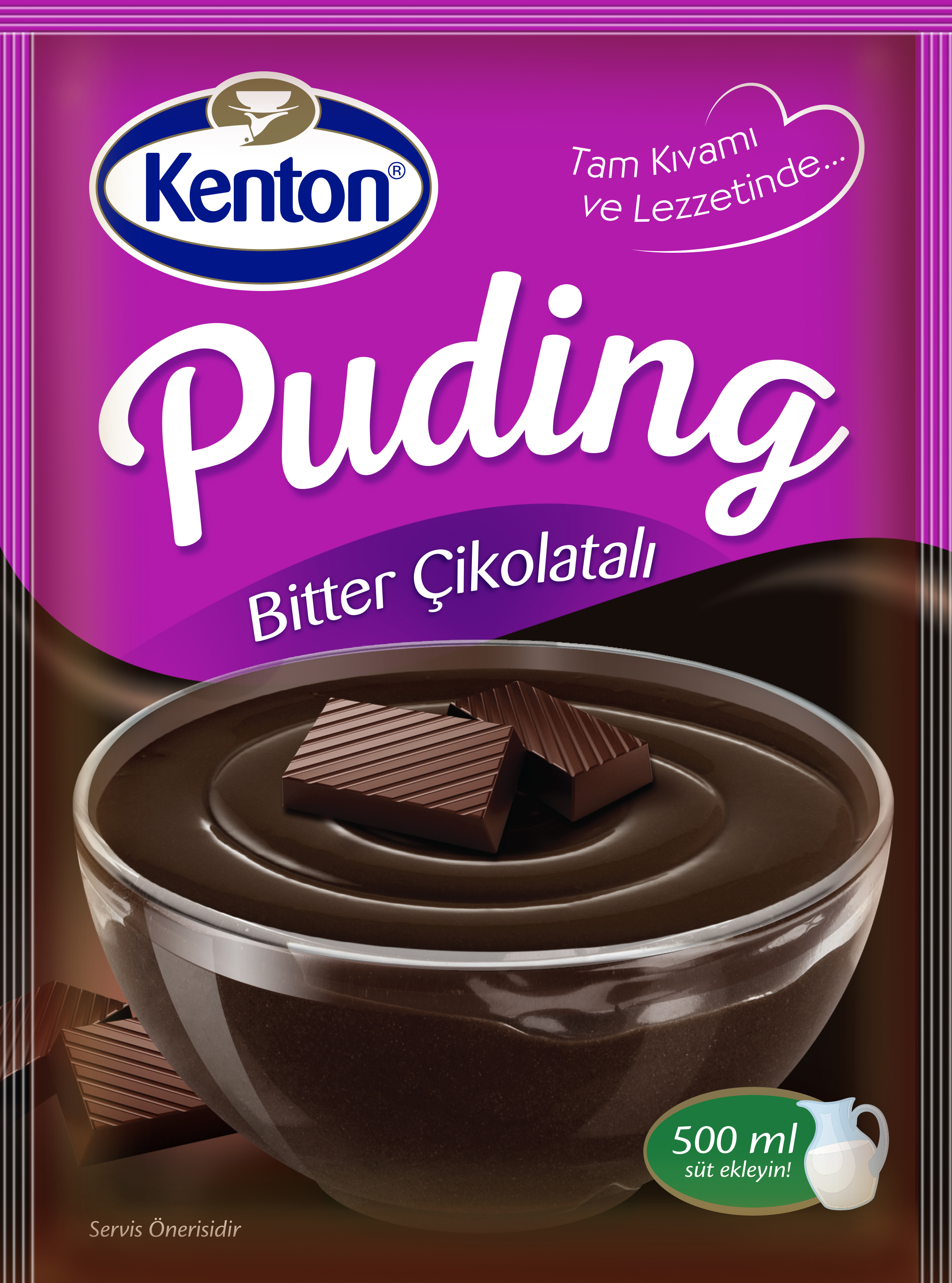 Kenton Çikolata Aşkı Çikolatalı Bitter Puding 100 Gr