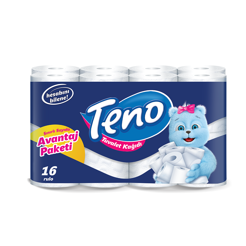 Teno Ultra Çift Katlı Tuvalet Kağıdı 16'lı