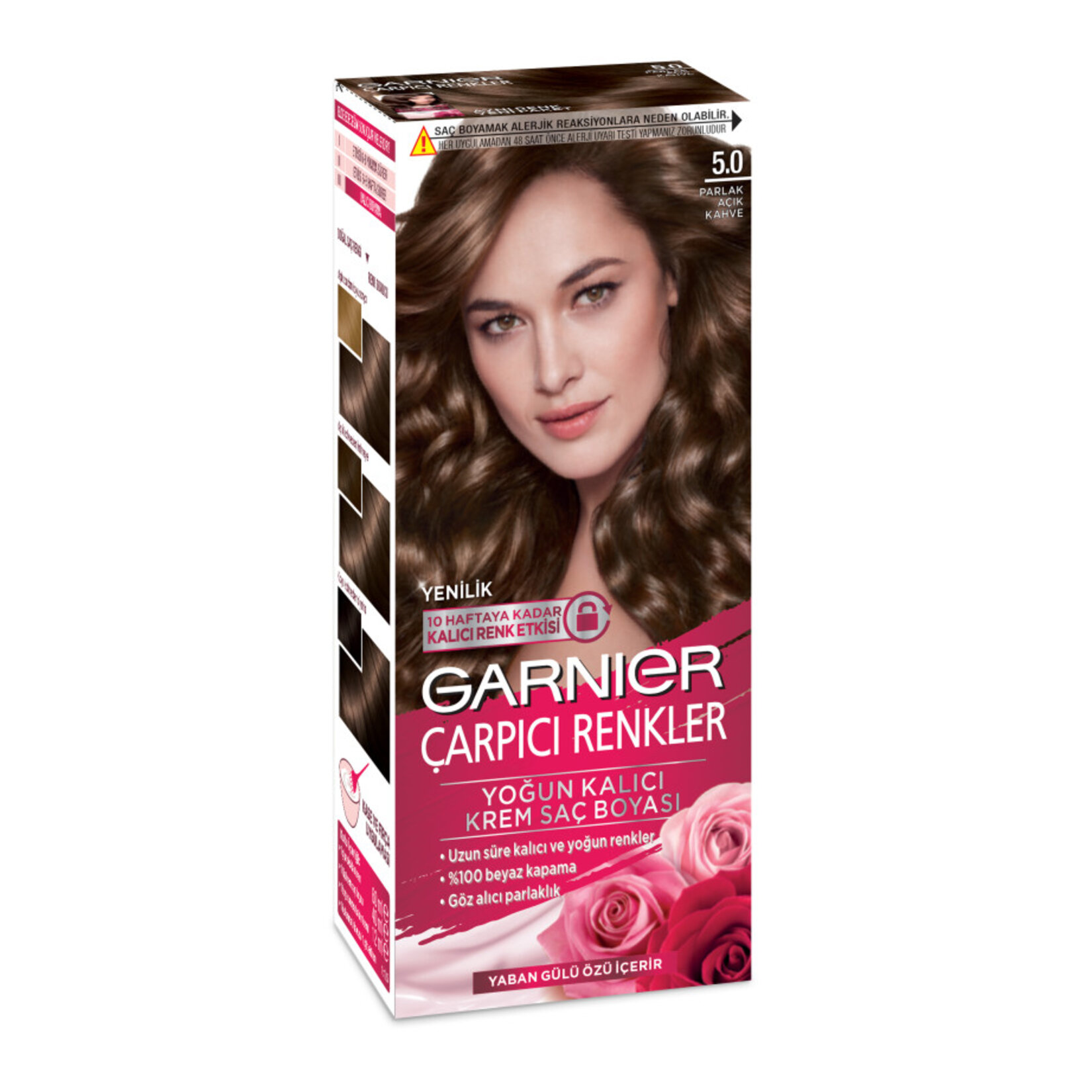 Garnier Çarpıcı Renkler 5.0 Parlak Açık Kahve Saç Boyası