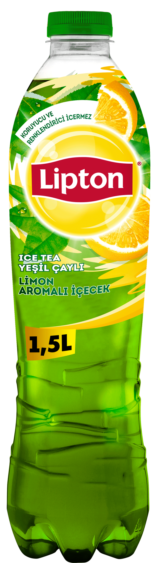 Lipton Ice Tea Yeşil Çay&Limon Aromalı İçecek 1,5 Lt