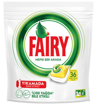Fairy Hepsi Bir Arada Bulaşık Makinesi Tableti 36'lı