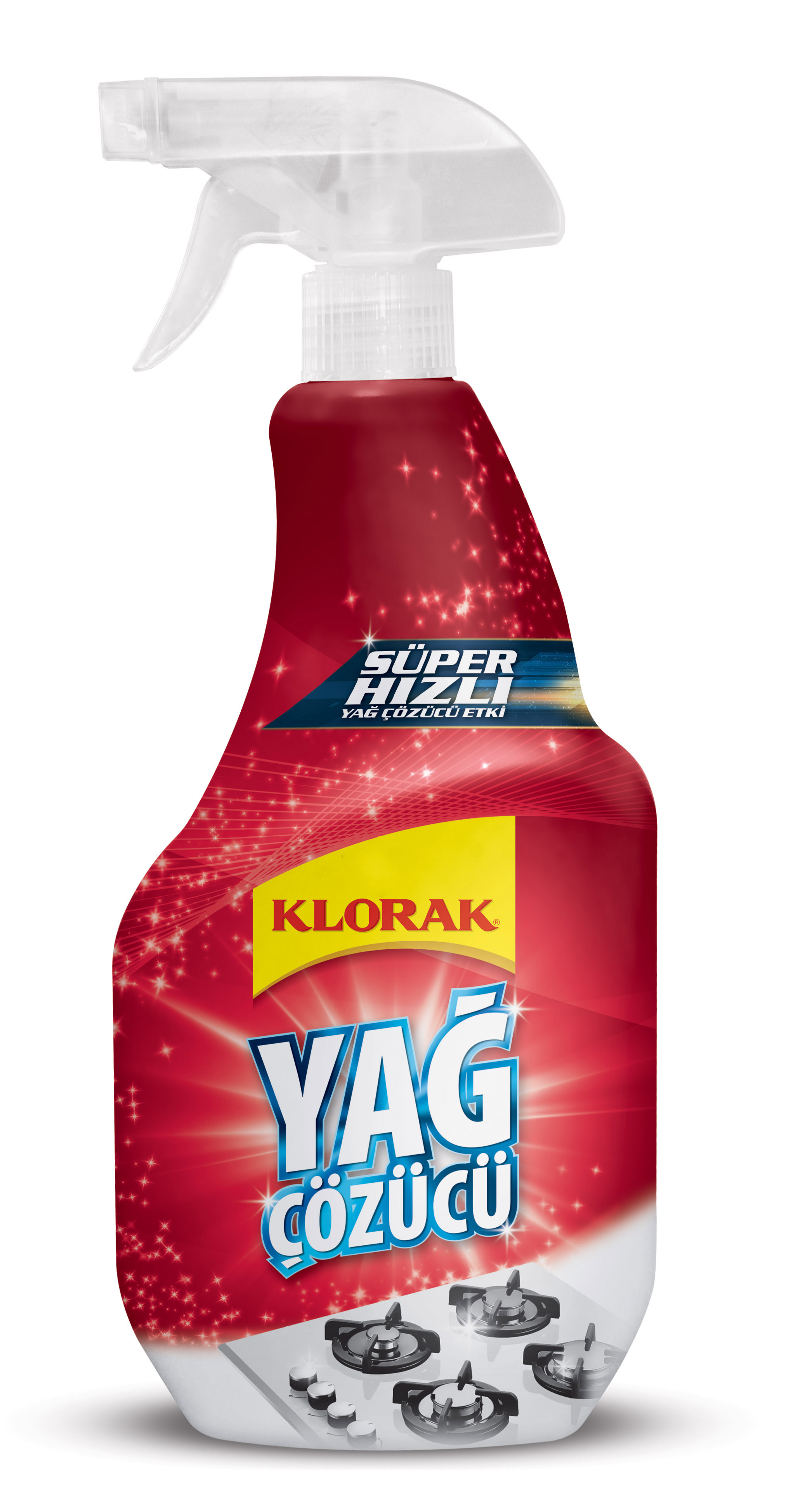 Klorak Yağ Çözücü Sprey 750 Ml