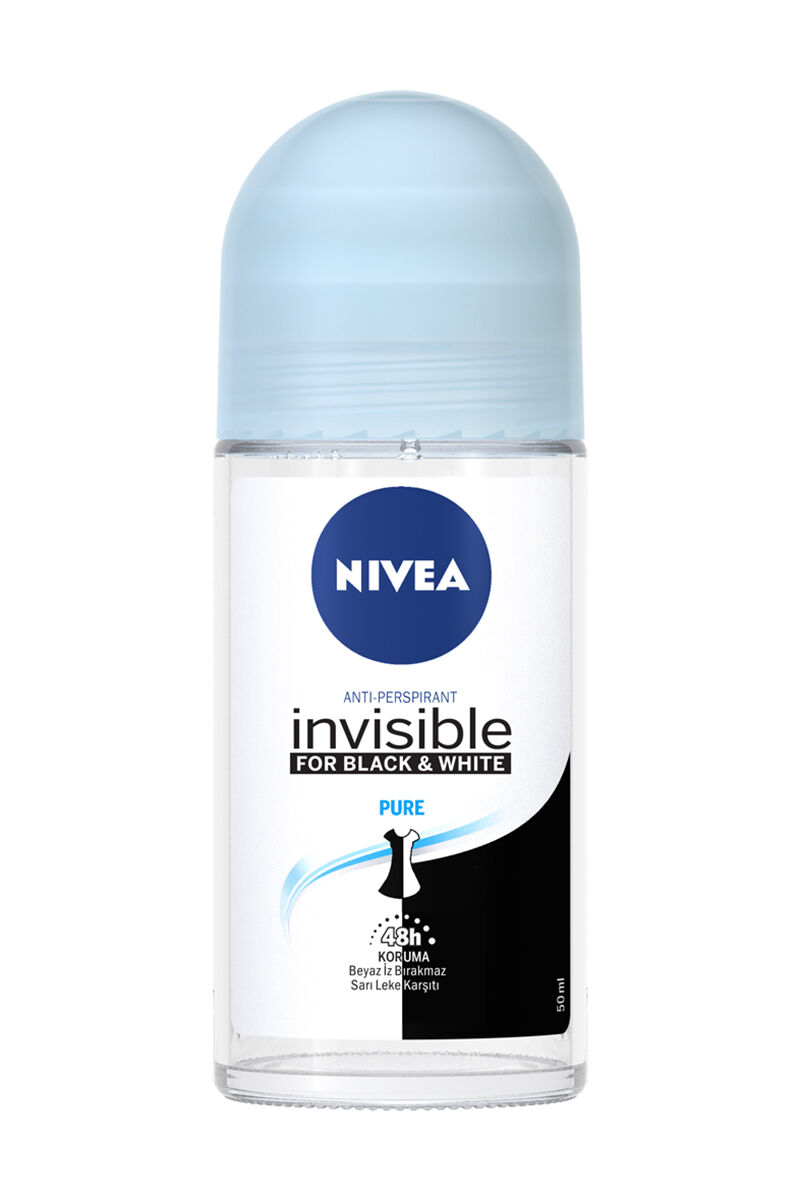 Nivea Invisible Black&White Pure Roll-On Deodorant 50 Ml