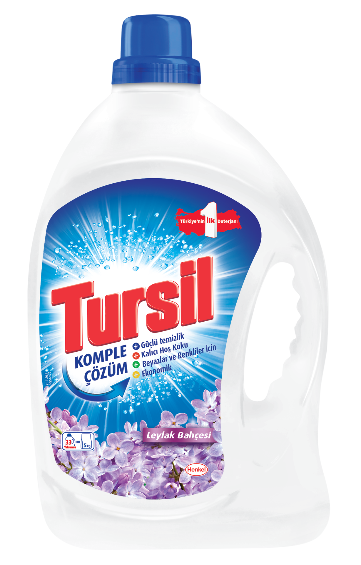 Tursil Power Jel Leylak Bahçesi Sıvı Çamaşır Deterjanı 33 Yıkama