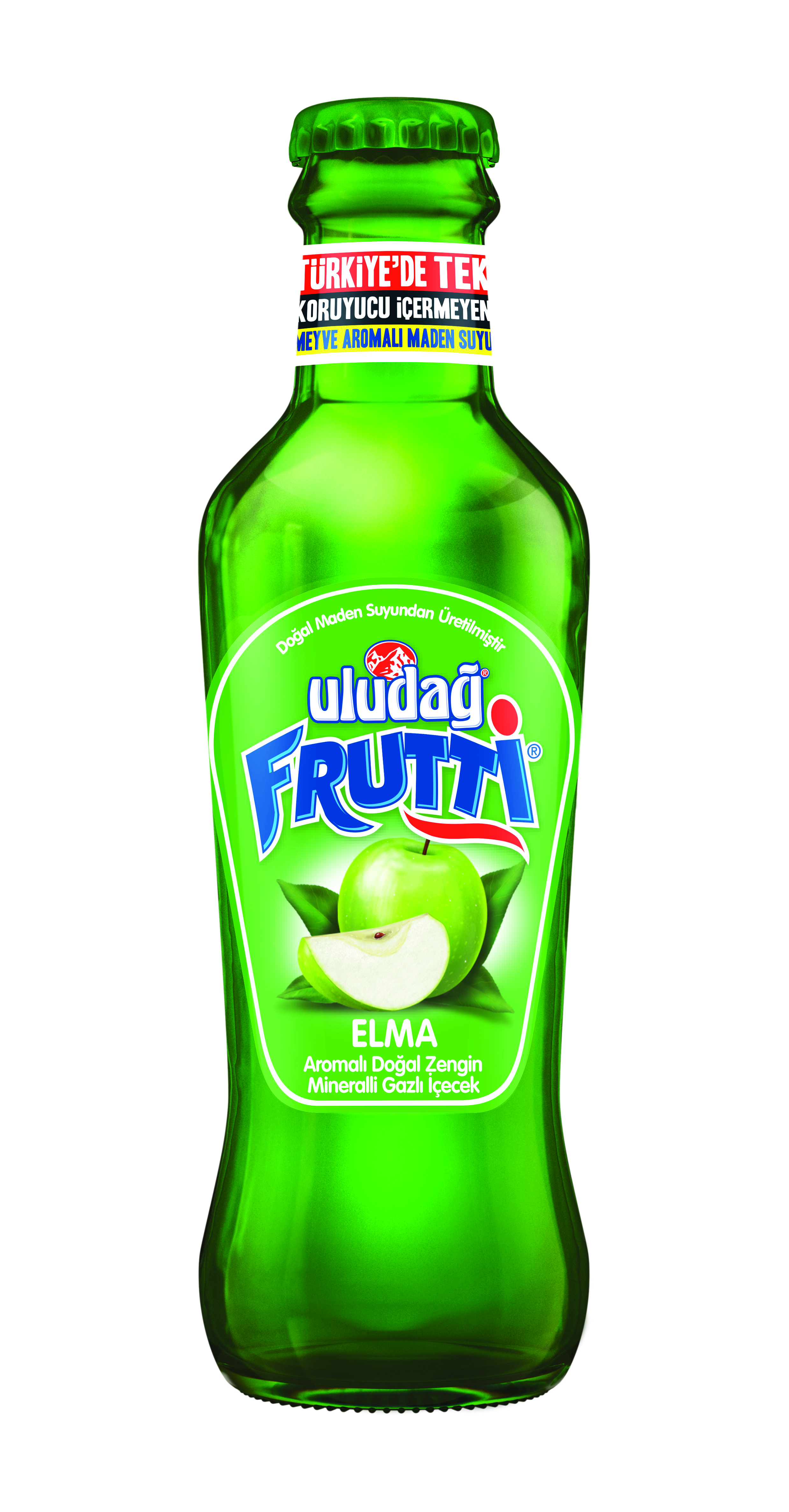 Uludağ Frutti Elma Aromalı Maden Suyu 200 Ml