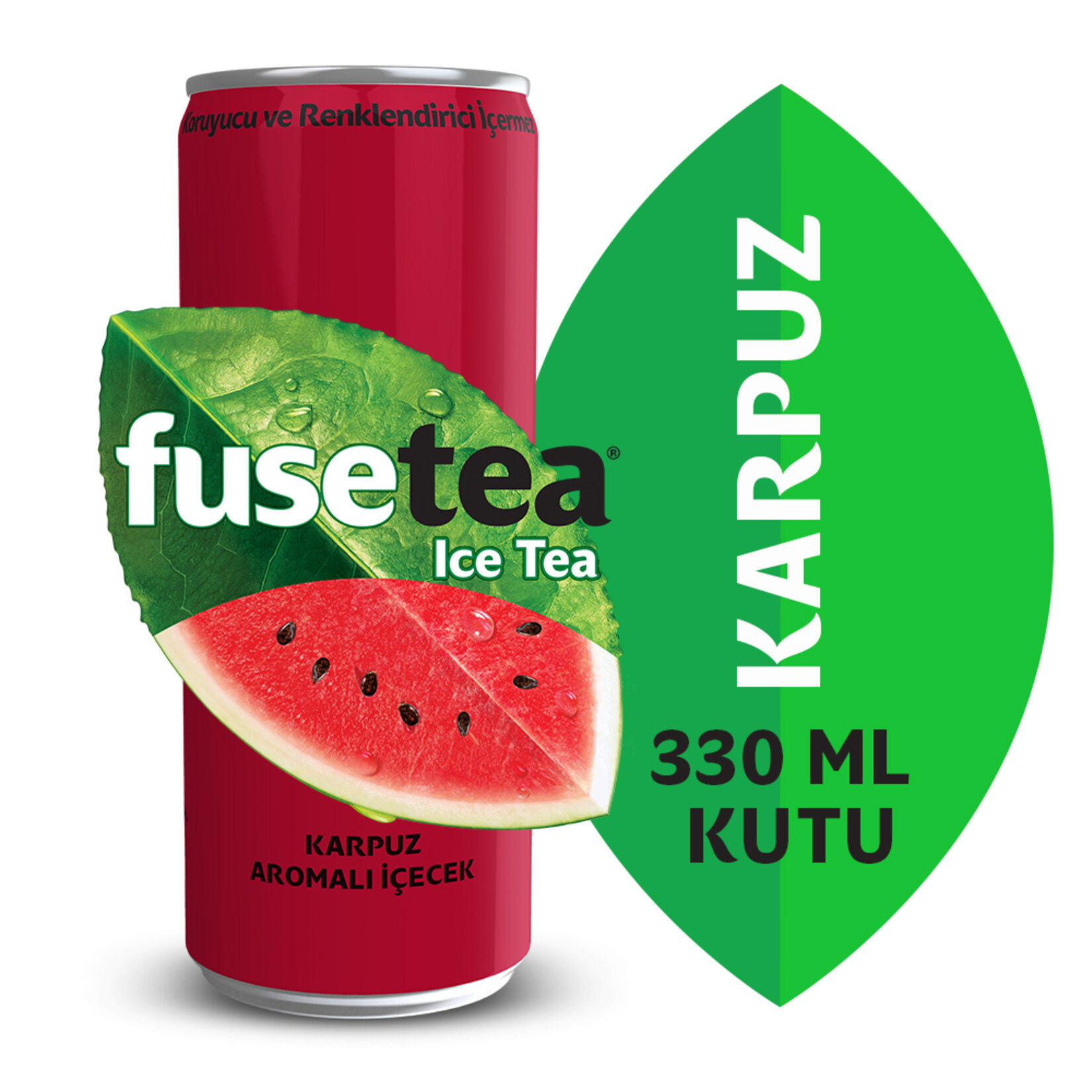 Fuse Tea Karpuz Aromalı Soğuk Çay 330 Ml