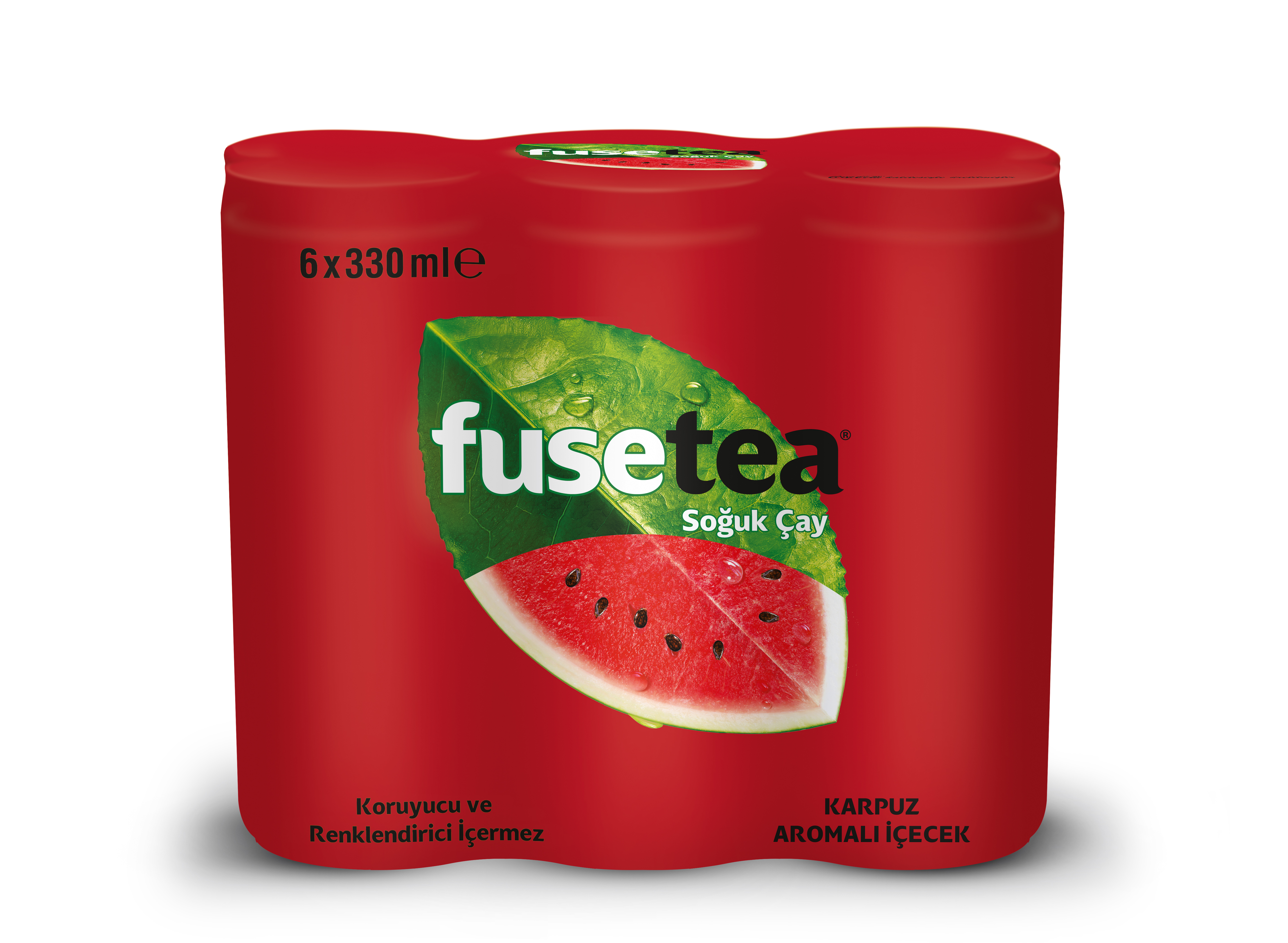 Fuse Tea Karpuz Aromalı Soğuk Çay  6'lı 330 Ml