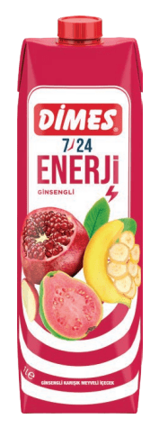 DİMES 7/24 Enerji Meyve Suyu 1L