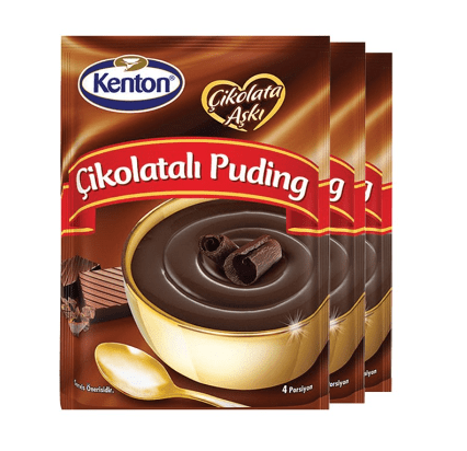 Kenton Çikolatalı Puding 3'lü