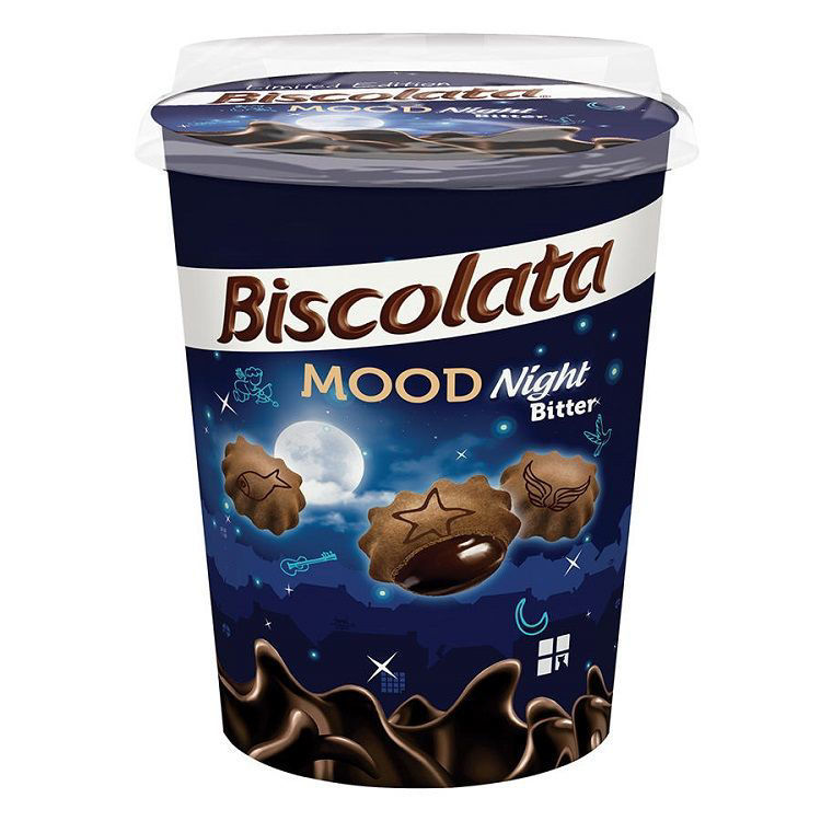Biscolata Mood Bitter Çikolata Dolgulu Bisküvi 125 Gr