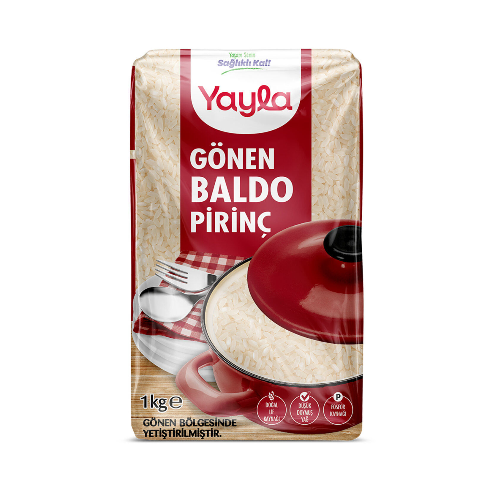 Yayla Baldo Pirinç Gönen Bölgesi Mahsulü 1 Kg