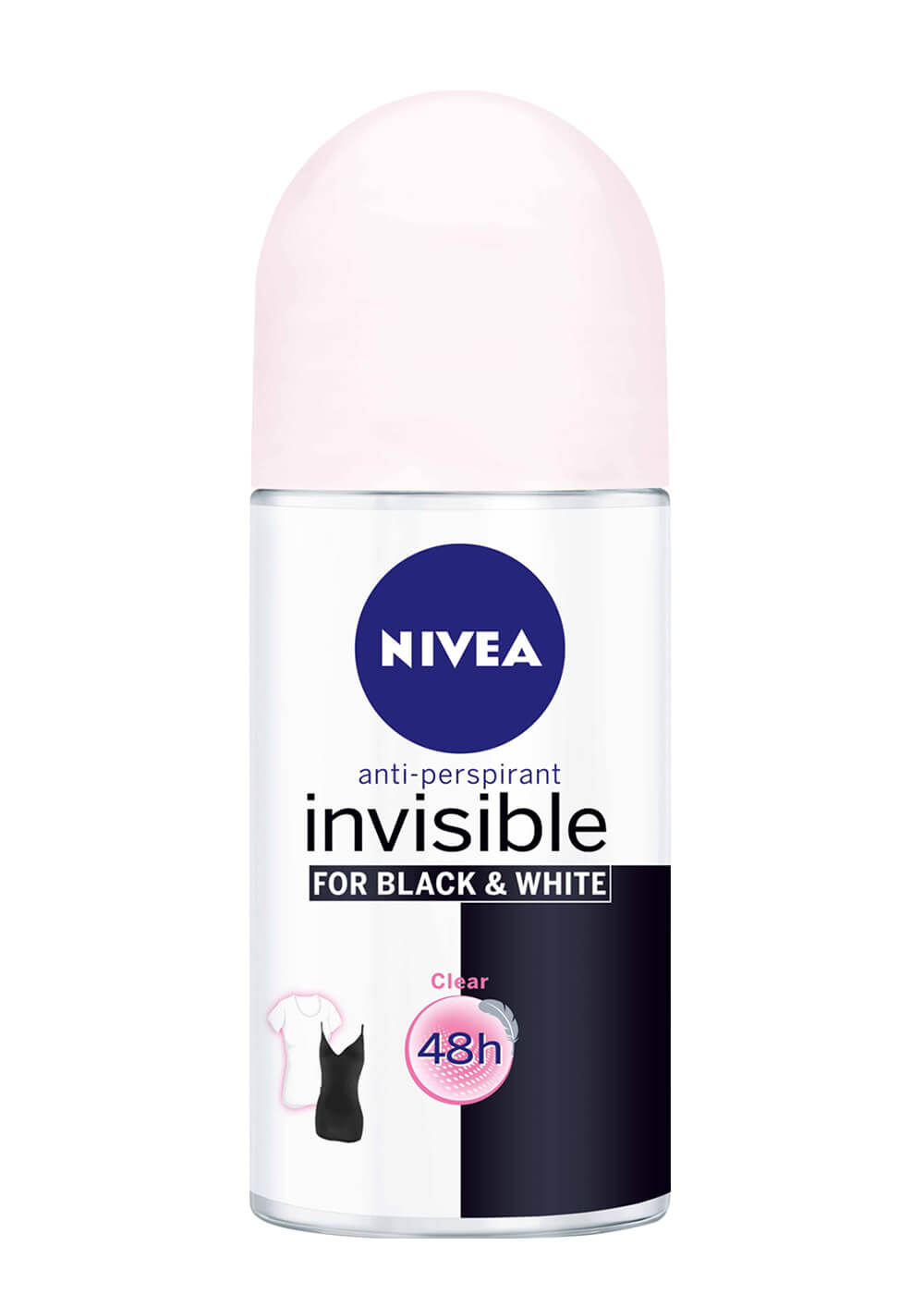 Nivea Invisible Black&White Clear Roll-On Deodorant 50 Ml