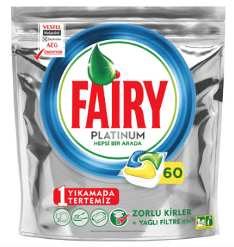Fairy Platinum Bulaşık Makinesi Kapsülü 60'lı