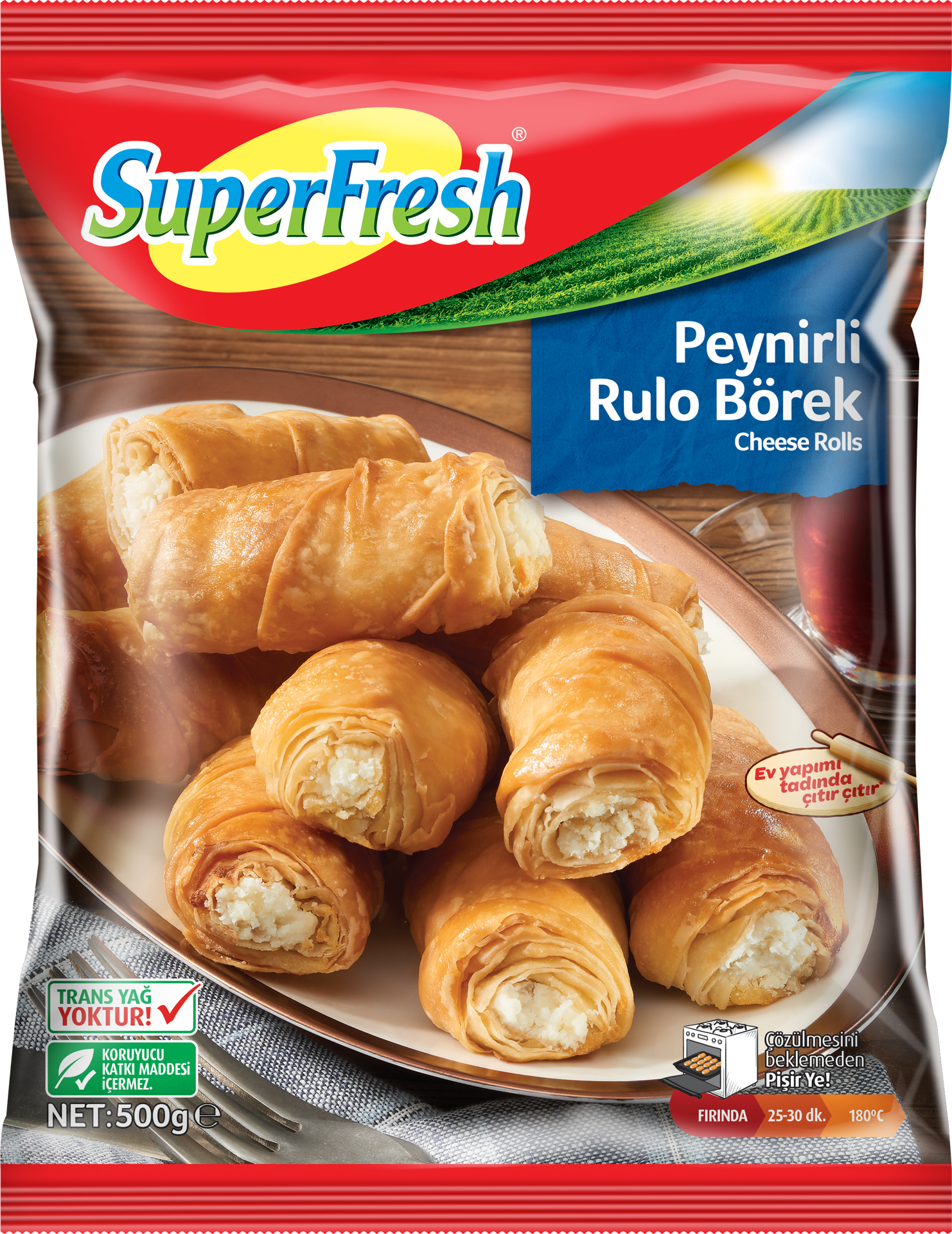 Superfresh İkramlık Peynirli Mini Börek 500 Gr