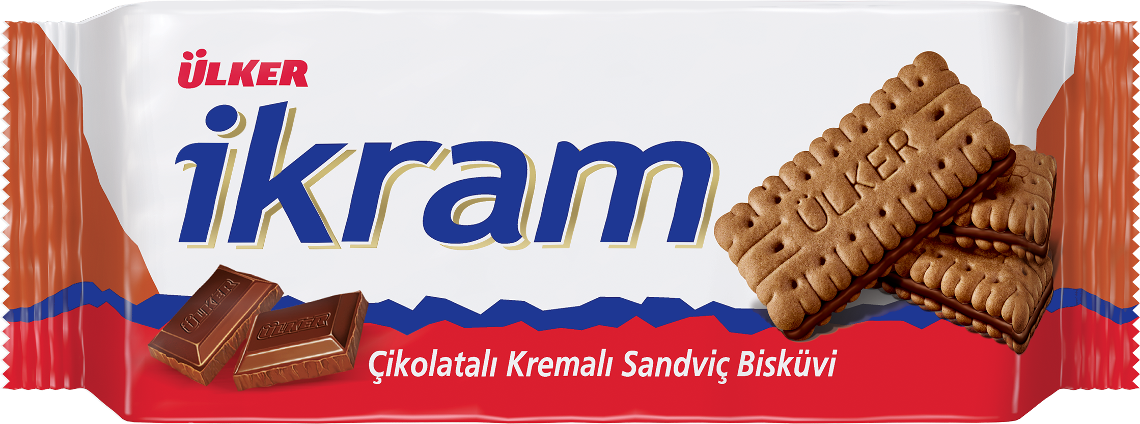 Ülker İkram Çikolatalı Kremalı Bisküvi 84 Gr