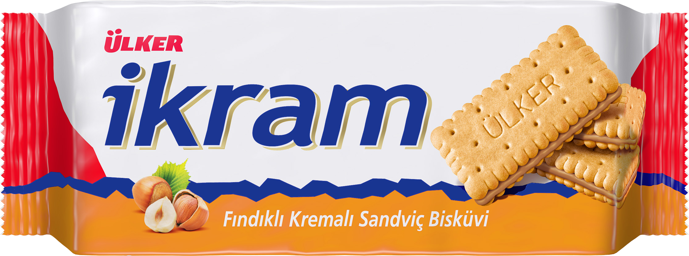 Ülker İkram Fındıklı Kremalı Bisküvi 84 Gr