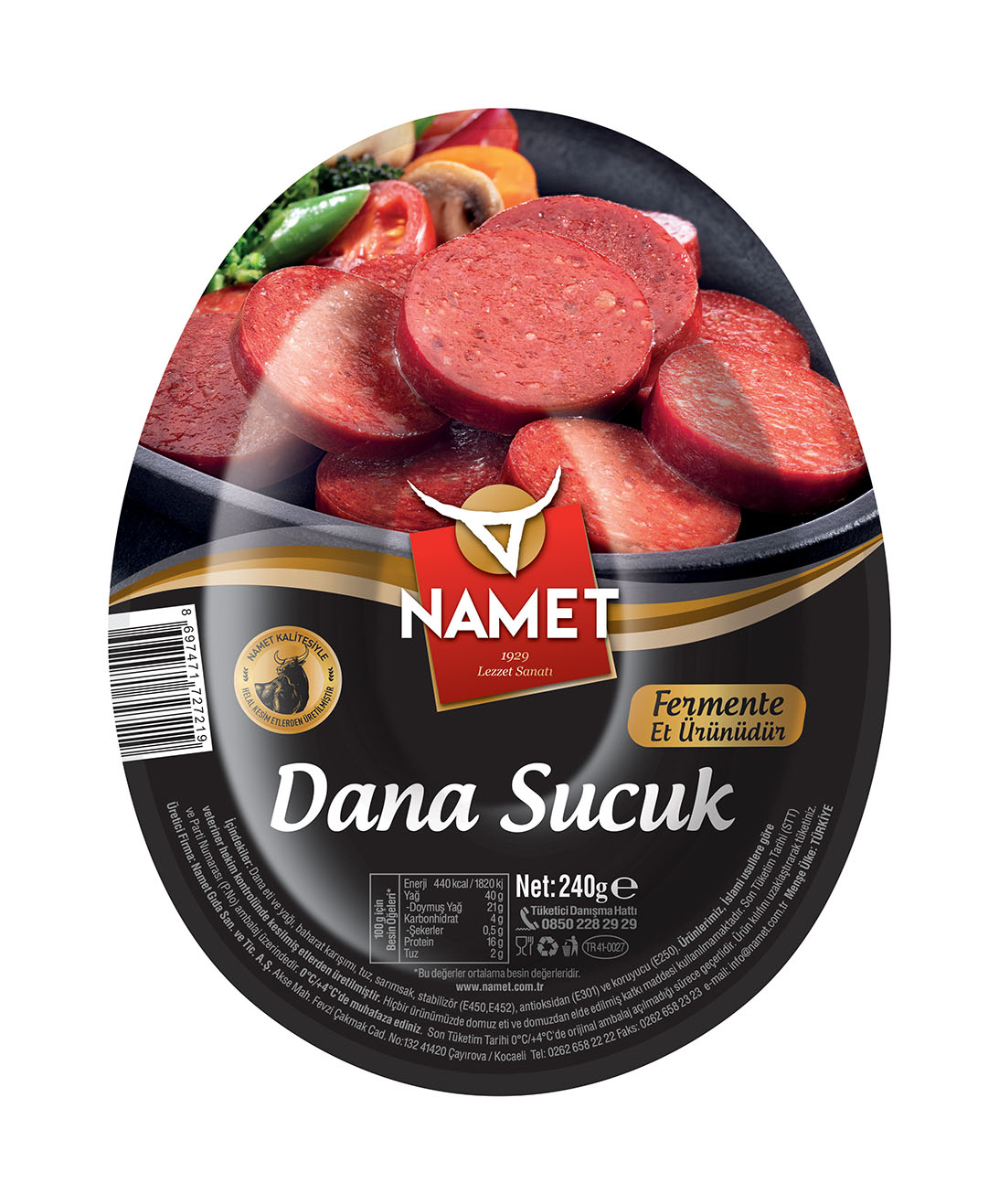 Namet Gurme Dana Sucuk 240 Gr