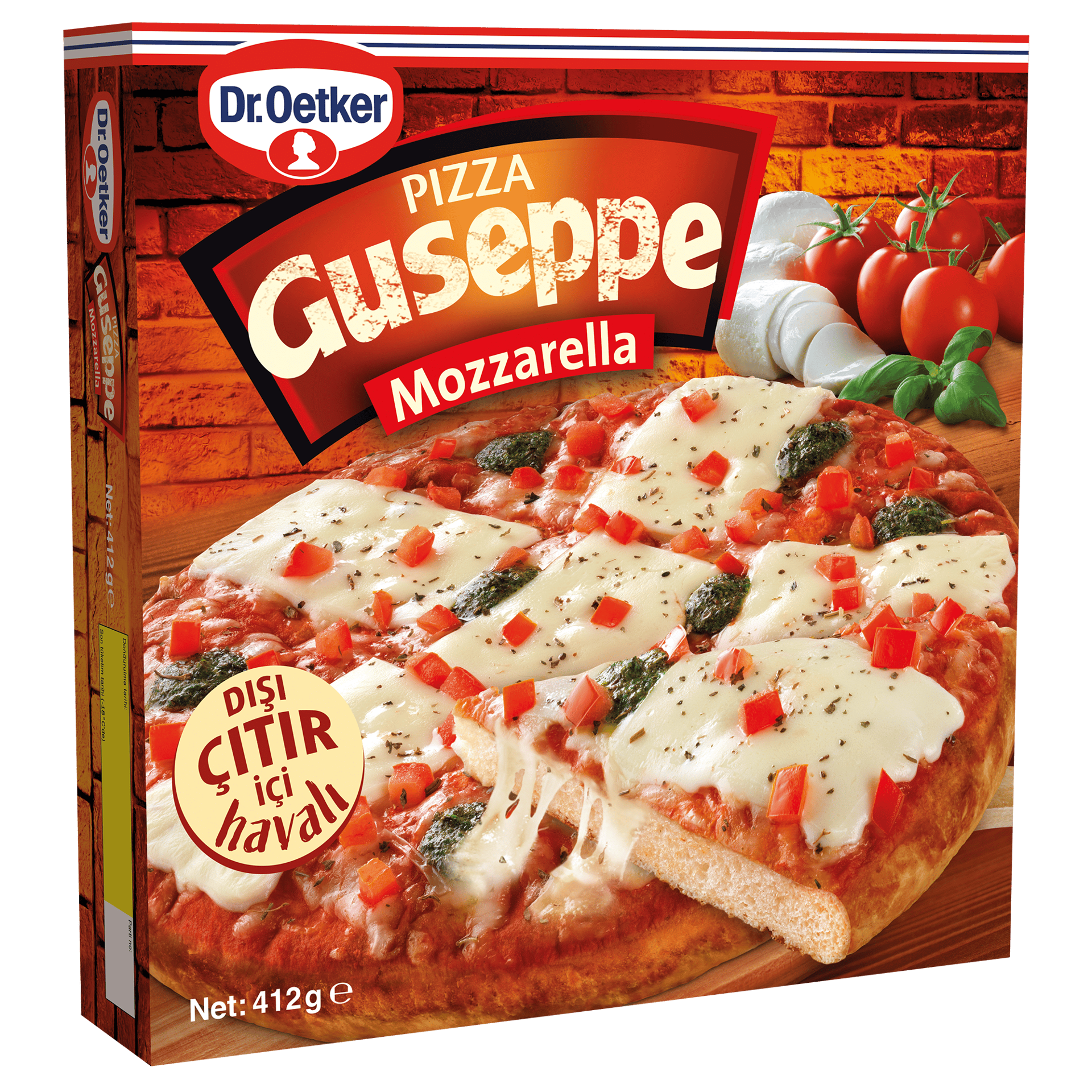Dr.Oetker Guseppe Mozzarella Pizza 412 Gr