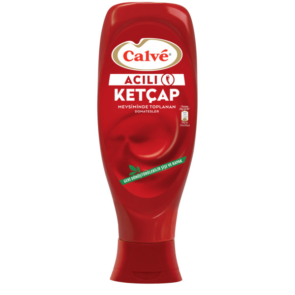 Calve Acılı Ketçap 610 Gr