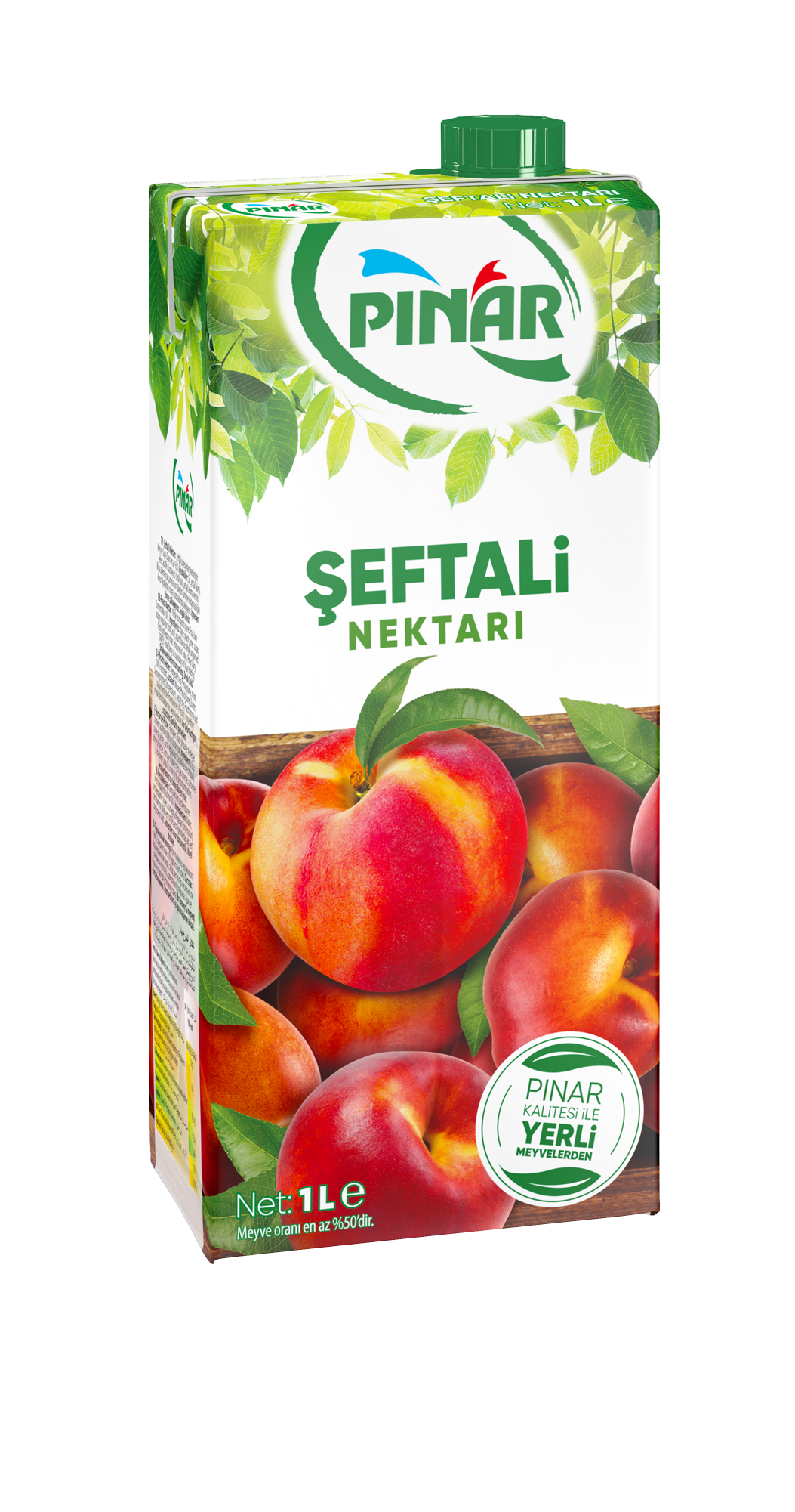Pınar Şeftali Aromalı Meyve Suyu 1 Lt