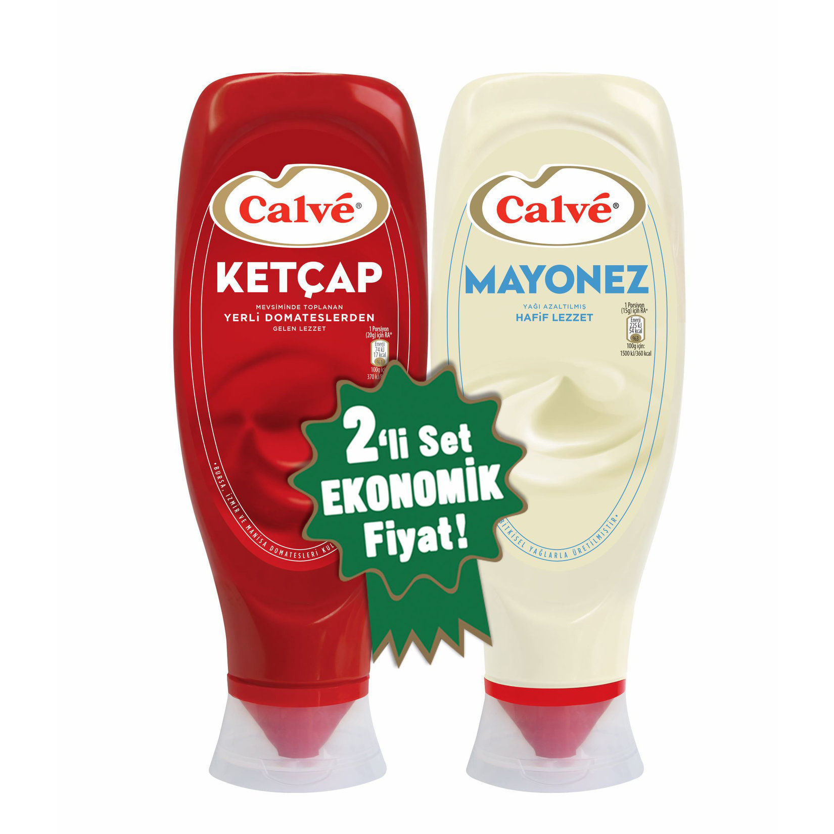 Calve Ketçap 610 Gr + Mayonez 550 Gr Set