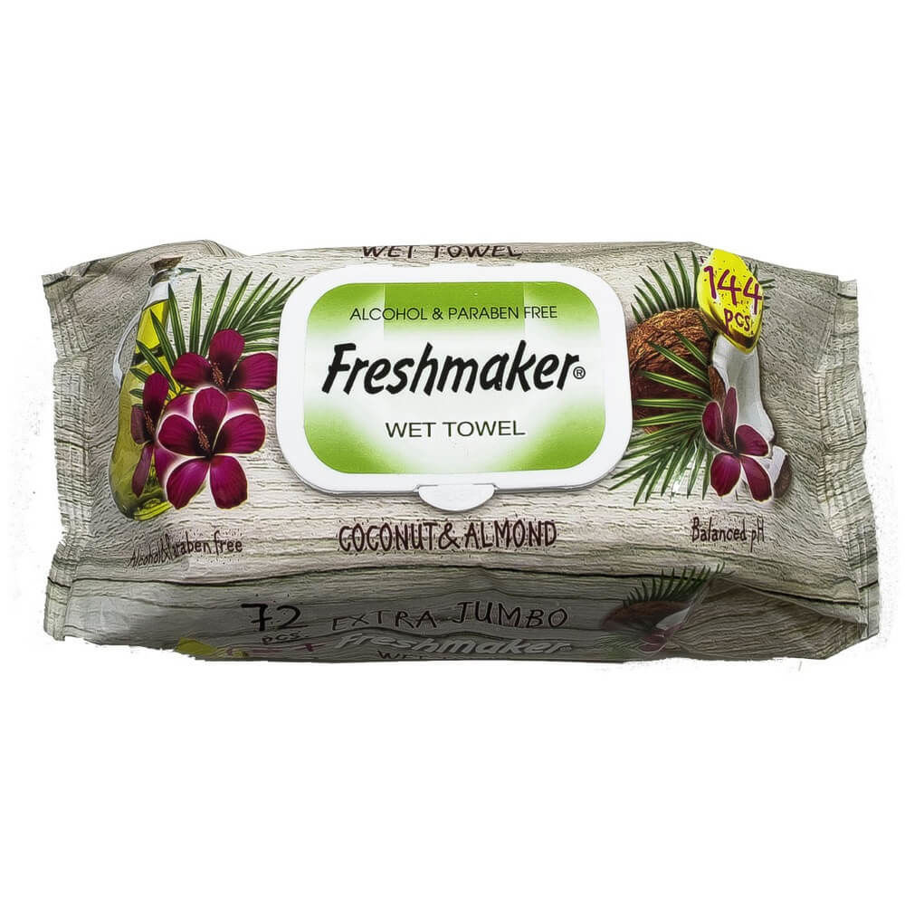 Freshmaker Extra Jumbo Islak Havlu 144'lü