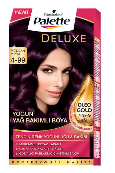 Palette Deluxe 4.99 Patlıcan Moru Saç Boyası