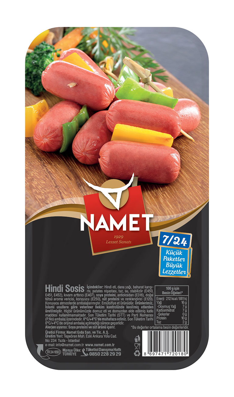 Namet 7/24 Hindi Sosis 140 Gr