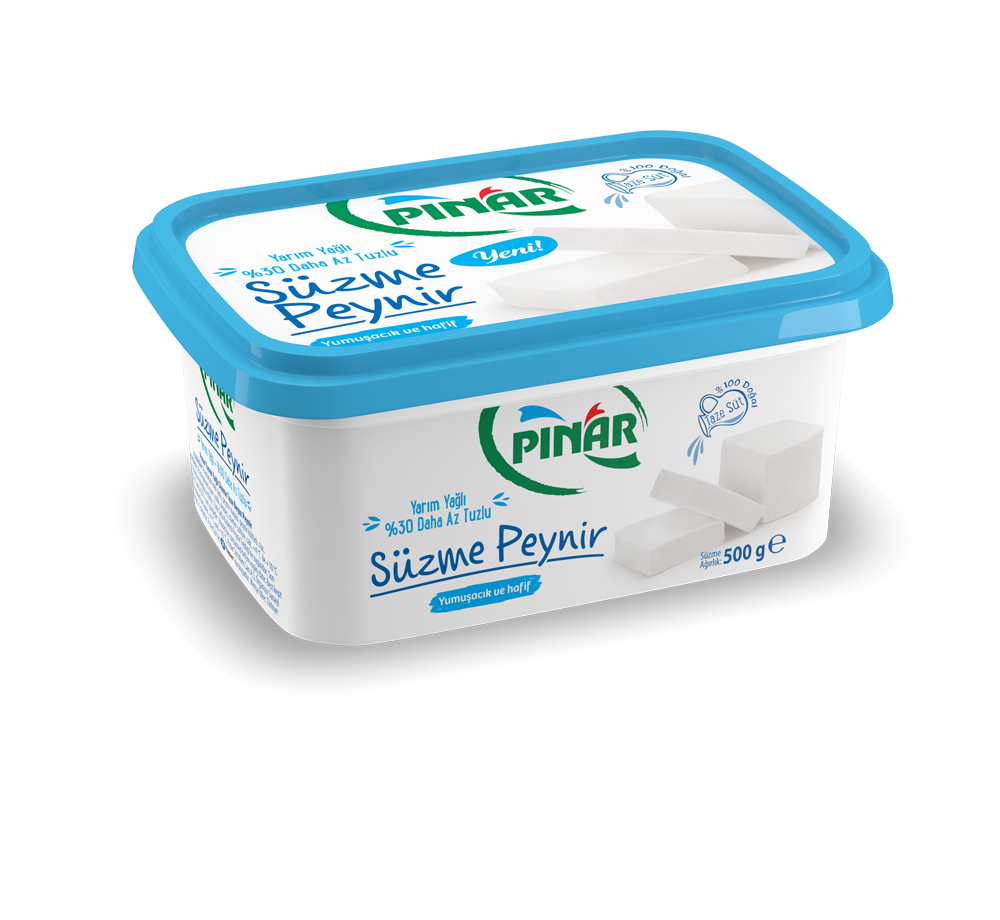 Pınar Az Tuzlu Süzme Peynir 500 Gr