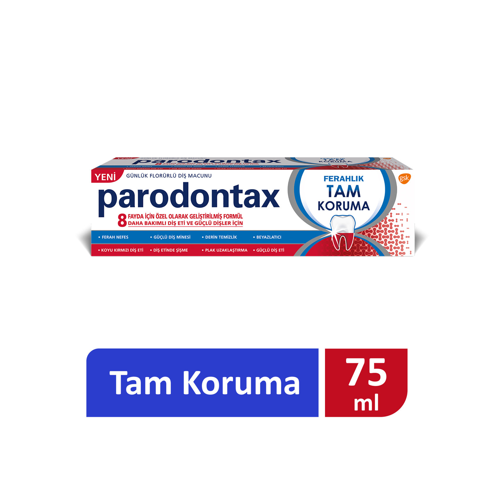 Parodontax Tam Koruma Ferahlık Diş Macunu 75 Ml