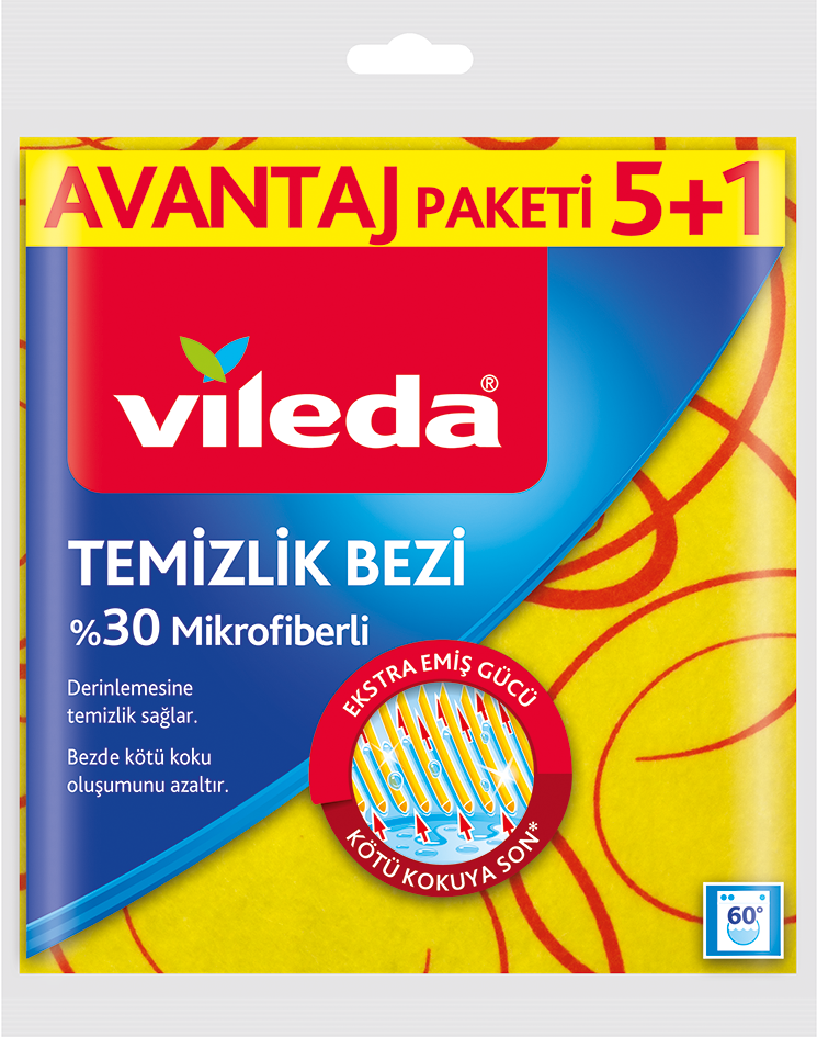 Vileda Temizlik Bezi 5'li