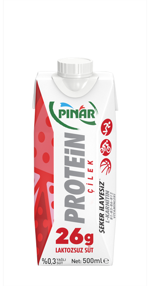 Pınar Protein Çilekli Süt 500 Ml